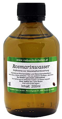Rosmarinwasser - Rosmarinhydrolat - 100% naturrein 500ml