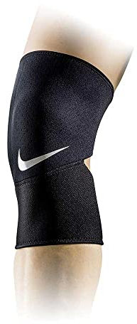 Nike Pro Unisex – Manicotto al ginocchio per adulti Closed Patella 2.0, nero, M