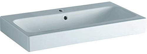 Keramag iCon Aufsatzwaschtisch mit Hahnloch 750 x 485 mm