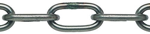 Stahlkette TypGenovese Nr. 22 ø5,50 verzinkt 40 mt Spule