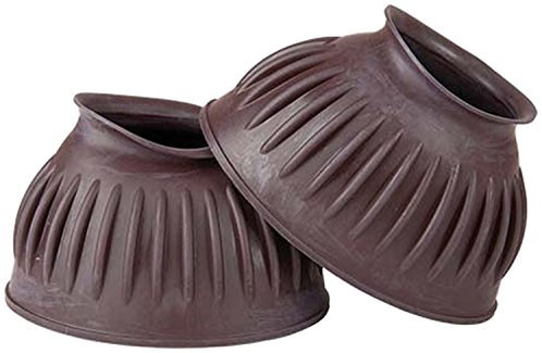 TdeT Hufschützer aus Gummi, geschlossen, braun, S