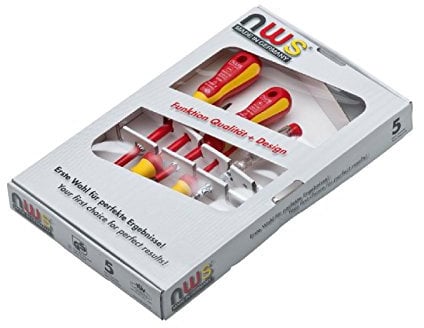 Genuine 1x 7 Piece NWS Set Of Vde Screwdrivers Set DIY Workshop Tool - Part N.