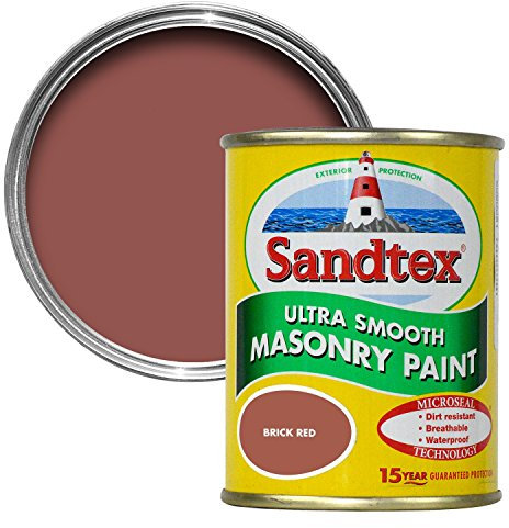 Sandtex 150ml Brick Red Ultra Smooth Masonry Paint