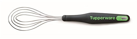 TUPPERWARE Griffbereit Tellerbesen schwarz-grün D165 Schneebesen TOP-Tellerbesen 9550