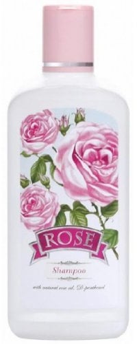 Shampoo ROSE for hair and body. Cosmetic series Rose Naturals Rose oil, rose water, Q10 by Bulgaria