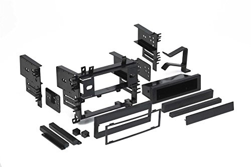 Metra 1984-7501 Installation Multi-Kit for Select 1984-1997 Mazda Vehicles with Sub-Dash Mount Radios | Aftermarket stereo mounting trim, head unit adapter panel, factory-style finish, multi-vehicle fit, receiver openings