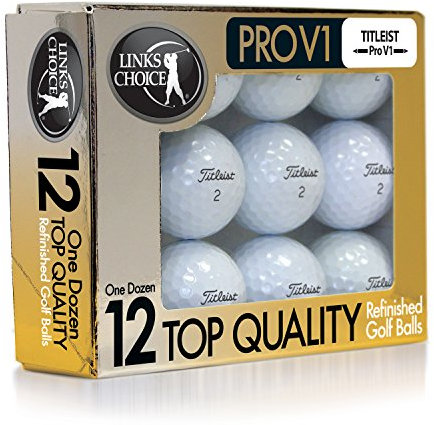 Titleist Pro V1 Refinished Golf Balls (Pack 12)
