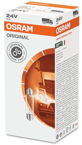 OSRAM 6424 260 SV8.5-8 Festoon Bulb 24 V 5 W (Box of 10)