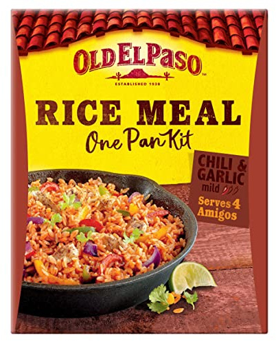 Old El Paso Guindilla Y Ajo Kit De Arroz (355g)