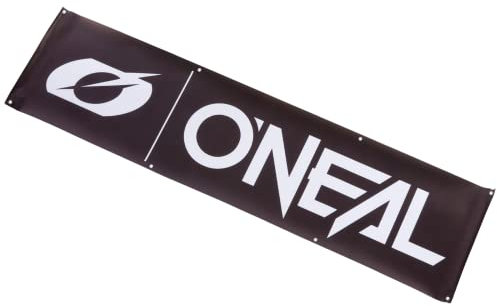 O'NEAL | Accessories | Motorrad Enduro | Schwarze Flagge Logo Banner Schwarz | Schwarz | Größe 300 x 80 cm