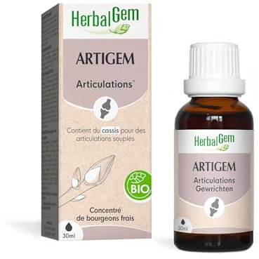 HerbalGem Artigem Bio Pour le maintien de la souplesse des articulations Complexe de Gemmothérapie Concentrée 30 ml