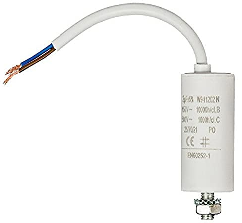 Fixapart NEDIS Capacitor 2.0 µF / 450 V, Motor Pump Start Run, with Inline Tail Cable