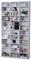 HOMCOM 1116 CD / 528 DVD Storage Shelf Rack Media Storage Unit Shelves Racks Wooden Bookcase Display Unit with Adjustable Shelves, 102 x 195 cm, White