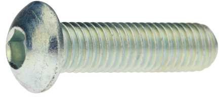 Reidl Flachkopfschrauben mit Innensechskant 10 x 40 mm ISO 7380 10.9 galv. verzinkt farblos 100 Stück