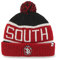'47 Brand Calgary Cuff Beanie Hat mit Pom Pom – NCAA Cuffed Knit Cap, Unisex Damen Jungen Herren, South Dakota Cyclones