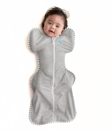 LOVE TO DREAM Swaddle Up Original - Pucksack (Größe M - 6 - 8,5 kg), Grau