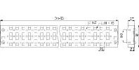 Schneider Electric Railway Sleepers NSYSUCR9050 Universal Spacial SF/SM, 90 mm