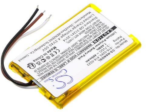 VINTRONS 3.7V Battery for iPOD 616-0223, MA004LL/A, 616-0224, Nano 2G, 616-0283, MA107LL/A, MA099LL/A