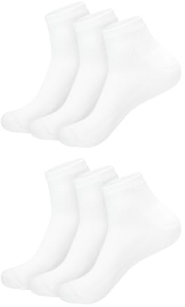 Hanes Damstrumpor, ankelstrumpor med tåsöm, 6-pack, 37-42 EU