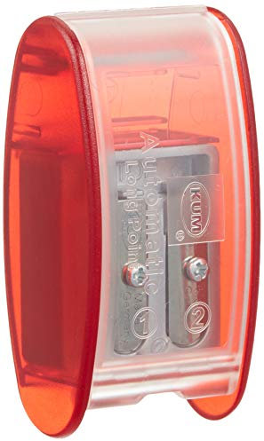 Kum AS2, Two Hole Automatic Long Point Pencil Sharpener, Mfg Part Number 1053021 (Extra lids not Included)