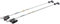 LEKI Nordic-Walking Stöcke Alu Light, schwarz, Silber, 100 cm, 072543