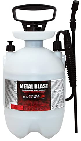 RUST BULLET Metal Blast - 1 Gallon Sprayer - Rust Remover & Metal Prep, Cleaner & Conditioner for Superior Adhesion, Eliminates Grease, Contaminants & Corrosion