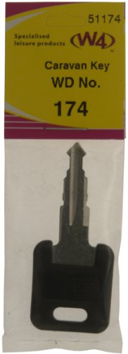 W4 WD Replacement Caravan Key No174 - Black
