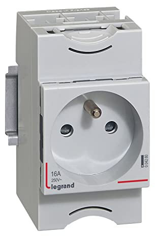 Legrand - Prise de courant modulaire avec terre 10A et 16A - 2,5 modules