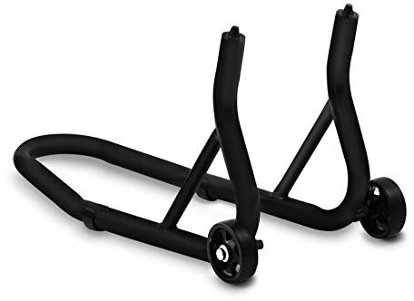 ConStands - Motorrad Montageständer Kompatibel mit Vorderrad Fork Schwarz-Matt Motorradheber Vorne