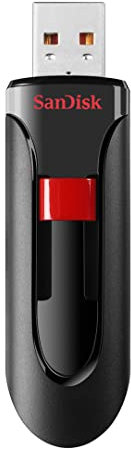 Sandisk UFM 128GB USB Cruzer Glide 3.0 128Go USB 3.0 (3.1 Gen 1) Type A Noir, Rouge Lecteur USB Flash - lecteurs USB Flash (128 Go, USB 3.0 (3.1 Gen 1), Type A, Slide, Noir, Rouge)