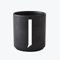 Design Letters - Becher - Buchstabentasse - Buchstabe: J - Porzellan - Schwarz - Arne Jacobsen