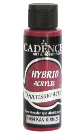 Peinture acrylique multisuperficie Hybrid Cadence Rouge sang ref. H054