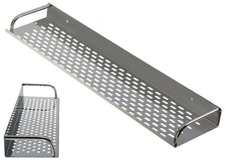 ONPIRA Edelstahl Küchenregal Gewürzregal in 3 Ausführung und in 10 Größen von 25-120cm zum auswählen insgesamt 30 Varianten (Modell A, 50cm)