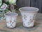 Chic Antique Topf Vase Übertopf Blumentopf Tulle Übertopf H11xØ12,5cm 65415-00