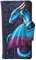 Nemesis Now Take Flight Geldbörse mit Prägung, geräumige Blaue Drachen-Geldbörse, 18,5 cm, PU-Leder, Rot/Schwarz, aufwendige Barock-Designs, Flügelöffnung, mehrere Kartenfächer und Münzfach mit