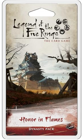 Fantasy Flight Games FFG - Legend of The Five Rings LCG: Honor in Flames Dynasty Pack - EN