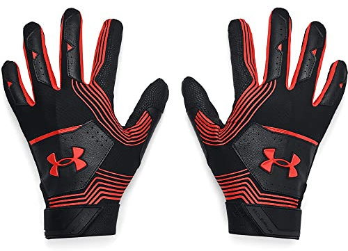 Under Armour Herren Clean Up 21 Handschuhe für kaltes Wetter, Schwarz (004) / Dunkelorange, Large
