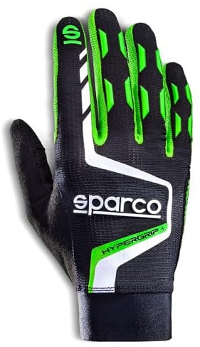 Sparco HYPERGRIP+ T 11 Handschuhe SCHWARZ/GRÜN, bunt, 42/50 EU