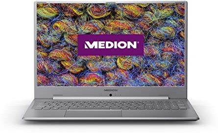 Medion Notebook PC aus Aluminium E17201 (Md62197), Intel Celeron N4020 Dual Core (1,10 - 2,80 GHz) 128 GB SSD; Windows 11; Display 17,3 Zoll, Titan Grey, 53,9 x 34,7 x 10,7 cm; 3,36 kg