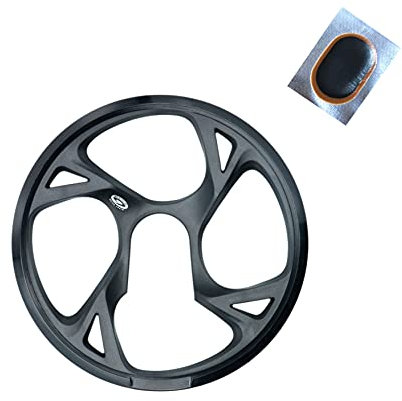 Shimano Kettenschutz Kettenschutzring für FC-M371 Kunststoff Schwarz 44 Zähne ohne Befestigungsschraube inkl. Schlauchflicken