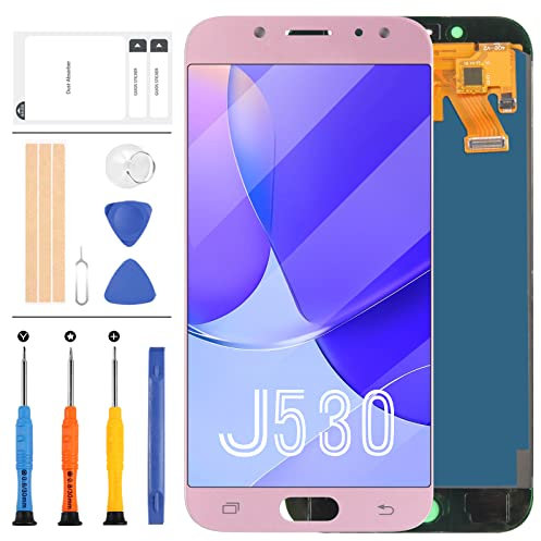Écran LCD de remplacement pour Samsung J530 LCD J5 2017 J530F J530L J530Y SM-J530F Kit de réparation pour écran tactile (rose)