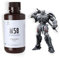 RESIONE Hart 3D Drucker Resin, Nicht sprödes ABS Like Hart Tough &Starres 3D-Resin für LCD-3D-Druck UV 405nm Grau 1000g