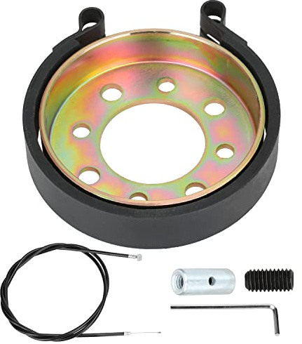 GREHUA 4 inch Go Kart Drum Brake Band Kit for Yerf-Dog Mini Bike Parts | 65 Go Kart Brake Cable, For Predator 212cc 420cc Yard Carter Dune Buggy ATV, Achieve Braking Effect, Cable Control System