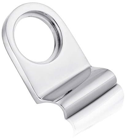 TERF® Heavy Duty Door Cylinder Latch Pull Polished Chrome Great for External Door Easy for Open and Close Door - Pack of 1