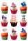 Top That 30 Stand Up Roller Skating Skate Themed Edible Wafer paper Cake Toppers Decorations