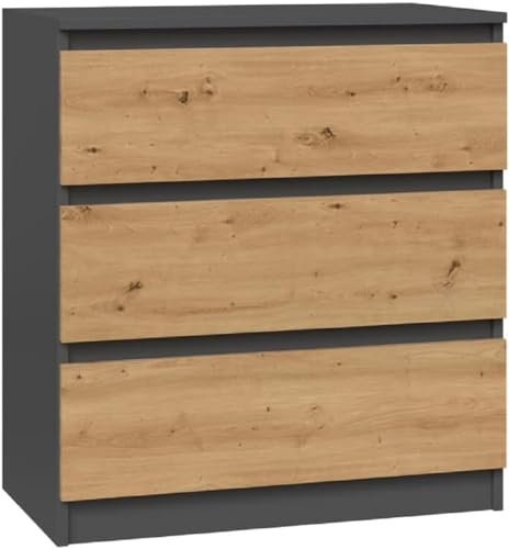 Topeshop M3 ANTRACYT/Artisan Chest of Drawers