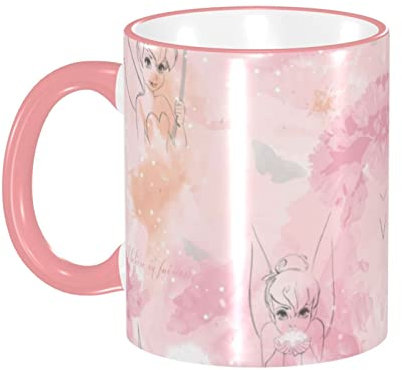Lawenp 3D geformte Keramik Kaffeetasse Teetasse – Bone China Tasse – 11 ounces / 330 ml