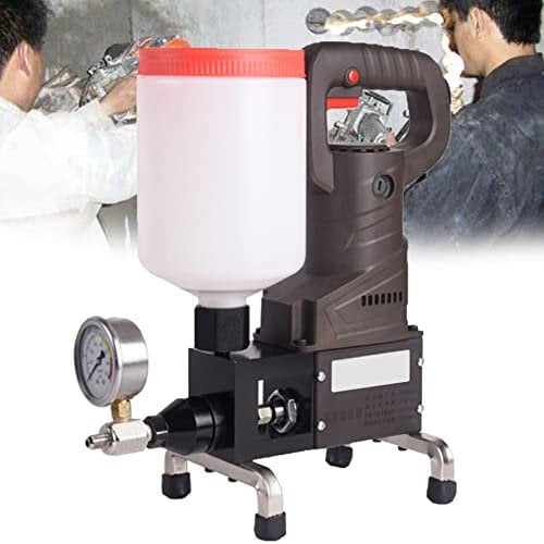 High Pressure Injection Machine, High Pressure Floor Grout Machine, 910 W / 1100 W Floor Joint Machine, Electric Mortar Syringe Pouring Tool for Compression, Filling, Sealing, Home and Office,1100W