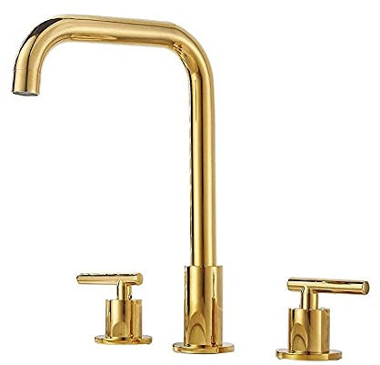 Wasserhähne, 7-Wörter-Badewannenarmaturen, Drei-Loch-Wasserhahn, heißer und kalter Wasserhahn, Split-Typ, Waschen Sie Ihr Gesicht, Waschbecken, Badezimmerschrank, Wasserhahn, hochwertiger