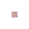 Levi's Women's The Perfect Tee- Striped Chesthit Logo T-Shirt, Sandy Stripe Script Red, XXS